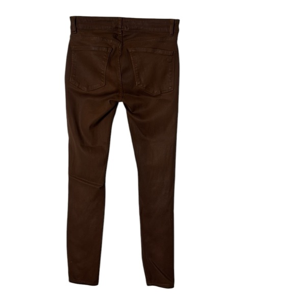 DL1961 jeans ,women’s EMMA SKINNY low rise instasculpt  coated , brown ,size 28 - Picture 3 of 13